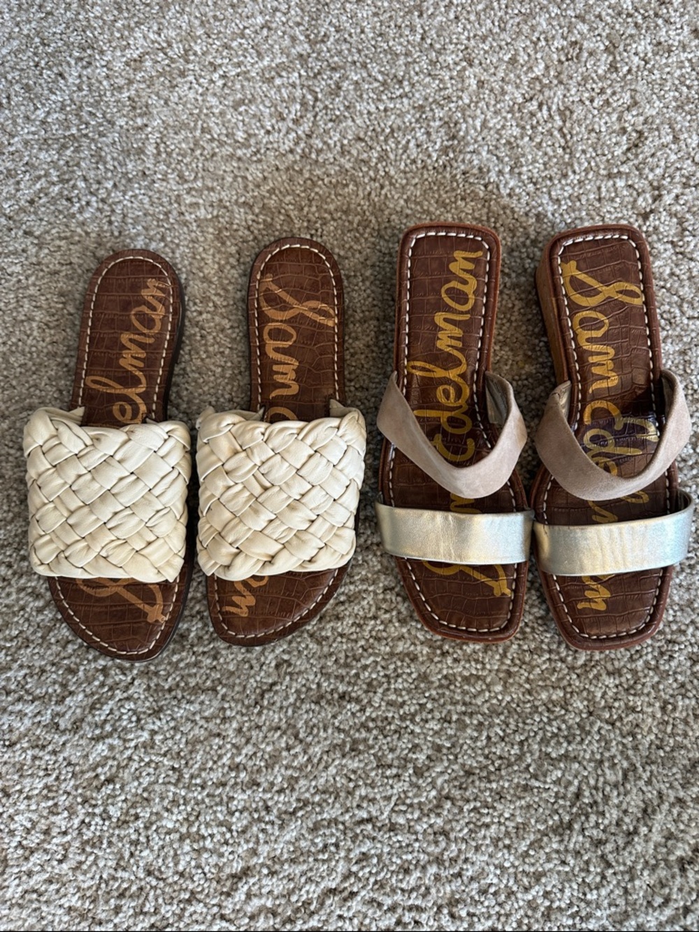 2 pair Sam Edelman Sandals Griffin and Vena